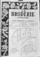 La Broderie Lyonnaise, Journal De Broderies Pour Trousseaux - N° 1193, 1er Juillet 1961 - Moda