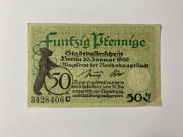 Allemagne Notgeld Berlin 50 Pfennig - Collections