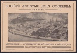 Seraing - S.A. John Cockerill - Reclame