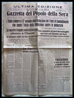 L' ITALIANO GAZZETTA Del POPOLO Della SERA (Torino) - 22/23 Marzo 1941 (22° Annuale Dei Fasci Di Combattimento) - Italien