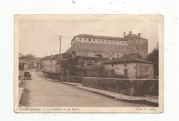 Cp, 86,  COUHE , Le Chateau Et Le Parvis , Photo Faidy, écrite - Couhe