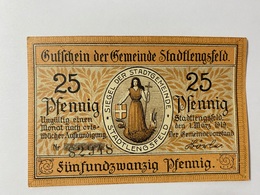 Allemagne Notgeld Lengsfeld 25 Pfennig - Collections