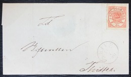 Danemark Letter N°13 4S Rouge De SKIVE Pour THISTED TTB - Briefe U. Dokumente