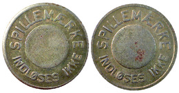 02667 GETTONE TOKEN JETON FICHA MACHINE DENMARK SPILLAEMARKE INDLOSES IKKE - Casino