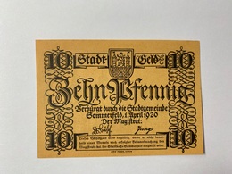 Allemagne Notgeld Celd 10 Pfennig - Collections