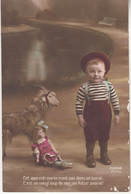 Enfant  Avec Jouets  (Poupée, Mouton ) - Scene & Paesaggi