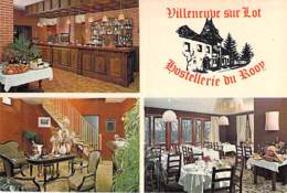 47 - VILLENEUVE SUR LOT Hostellerie Du ROY ( Restaurant ) Chemin De Labourdette - Carte Commerciale Pliable Format CPM - Villeneuve Sur Lot