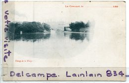 - 71 - Le Creusot -  (S.-et -Loire.), Etang De La Forge, 1890 ?, Précurseur, Non écrite, épaisse, Coins Ok, TBE, Scans.. - Le Creusot