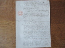 3 DECEMBRE 1888 A LA REQUÊTE DE Mr LE MINISTRE DES FINANCES DU ROYAUME DE BELGIQUE TIMBRE DE DIMENSION 50 C. FORMAAT ZEG - Documents