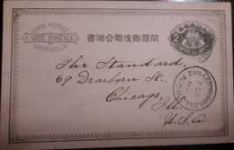 O) JAPAN, POSTAL STATIONERY 2sn - EMPIRE DU JAPAN, TO USA - Autres & Non Classés