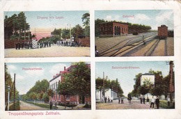 AK Truppenübungsplatz Zeithain - Lager Bahnhof Planitzstrasse Rabenhorst-Strasse - 1907 (46783) - Zeithain