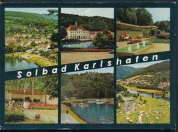 °°° 17309 - GERMANY - SOLBAD KARLSHAFEN - BRINE BATH KARLSHAFEN - 1972 With Stamps °°° - Bad Karlshafen