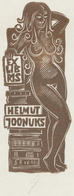 Ex Libris Helmut Joonuks - Erhard Zierold (1920-2005) Monogram - Ex Libris