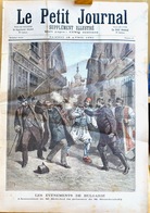Le Petit Journal Supplément Illustré - Samedi 18 Avril 1891 N° 21 - Assassinat De M. Beltchef, Tableau De Henri Caïn - 1850 - 1899