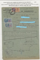 TIMBRES FISCAUX DE FRANCE  USAGE MIXTE FRANCE/MONACO  1951 RARE - Steuermarken