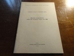 QUALCHE INSEGNAMENTO TRATTO DAL TERREMOTO IRPINO DEL 1962- CAVALLO -PENTA-CNR-1964 - Wissenschaften