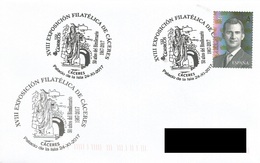 SPAIN. POSTMARK 50th ANNIV. BIMILENARY CACERES, 2017 - Autres & Non Classés