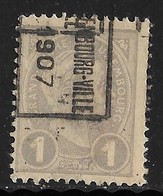 Luxembourg 1907  Prifix Nr. 33B - Vorausentwertungen