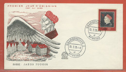 SARRE N°427 FDC JACOB FUGGER - FDC