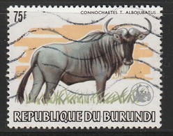 BURUNDI - N°875 Obl (1983)  Animaux Sauvages  WWF - - Usados