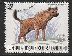 BURUNDI - N°876 Obl (1983)  Animaux Sauvages  WWF - - Usados