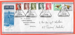 AUSTRALIE LETTRE DE 1967 DE WOOMERA COSMOS,FUSEE EUROPA I - Postmark Collection