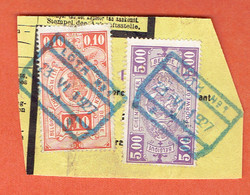 190 Pa - Sur Fragment Loth N°1 1927 Sur CF 136 Et 157 - Documenti & Frammenti