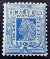 Nouvelle Galles Du Sud New South Wales Australie Australia 1897 Victoria Filigrane Watermark NSW Yvert 76 * MH - Ungebraucht