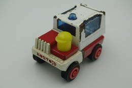 Kosto Toys,M.depose Ambulance , Made In France, 1980's *** 8 Cm (style Tonka) - Dinky