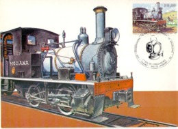 BRASIL POST CARD  MAXIMUN  LOCOMOTIVA HOHENZOLLERN N° 980 1875    (GENN200873) - Maximum Cards