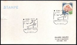 BOWLS - ITALIA ROMA 1986 - CAMPIONATI ITALIANI DI BOCCE - CARD VIAGGIATA - Petanque