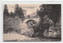 Ligne . M.O.B. Montbovon Haute Gruyère - Pont Sur L'Hongrin - Montbovon