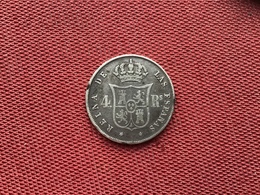 ESPAGNE Monnaie De 4 Réales 1852 - Münzen Der Provinzen