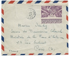 ENVELOPPE SENEGAL DAKAR 1940 POUR PARIS - Posta Aerea