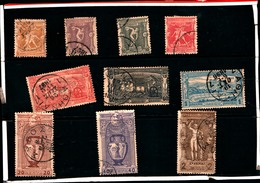 10279) 1896 Greece/Grecia, RIAPERTURA DEI GIUOCHI OLIMPICI - N° 101-108+110- USATI-10 VALORI - Usados