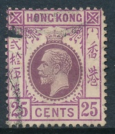 Hong Kong Eduardo VII 1919 / 25 Centimos Tipo B / Punta Roma US 107a - Ungebraucht