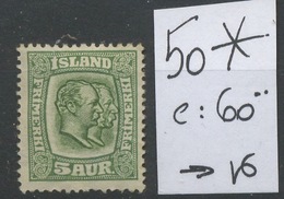 5 Aur.  Yv. 50 *. Cote 60,- E - Unused Stamps