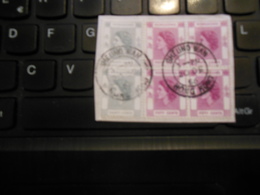 SHEUNG WAN 20 DEC 3-PM 56 FIFTY CENTS BLOCK OF FOUR PAIR OF THIRTY CENTS VERY NICE - Storia Postale