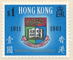 Hong Kong Centenario Universidad 1961 **/MNH 190 - Ungebraucht