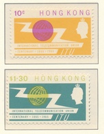 Hong Kong U.I.T 1965 (2 Sellos) **/MNH 212/13 - Ungebraucht