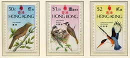 Hong Kong Pajaros 1975 (3 Sellos) **/MNH 300/02 - Unused Stamps