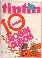 Tintin N°208 Le Roman D'Elvis - Conan Doyle Alias Sherlock Holmes - Poster De Robin Dubois - Bruce J. Hawker De 1979 - La Semaine De Suzette
