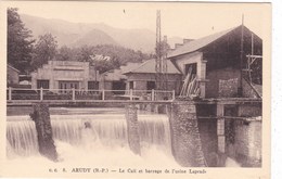 CPA :  14 X 9  -   ARUDY  -  Le  Caii  Et  Barrage  De  L'usine Laprade - Arudy