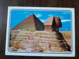 L22/1394 EGYPTE Giza - The Great SPHINX And KEOPS Pyramids - Gizeh