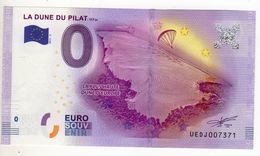 2017-2 FRANCE BILLET TOURISTIQUE 0 EURO SOUVENIR N°UEDJ001847 LA DUNE DU PILAT - Essais Privés / Non-officiels