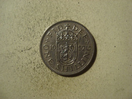 MONNAIE GRANDE BRETAGNE 1 SHILLING 1957 - I. 1 Shilling