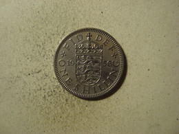 MONNAIE GRANDE BRETAGNE 1 SHILLING 1956  ( Blason De L'Angleterre ) - I. 1 Shilling