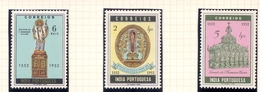 INDIA 1952 S. FRANCISCO XAVIER RELIGION Complete Set MNH - Portuguese India