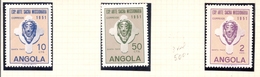 ANGOLA  1953 Sacred Missionary Art Complete Set MNH - Angola