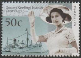 COCOS (KEELING) ISLANDS -USED 2004 50c 50th Anniversary Of Royal Visit - Royal Yacht Gothic - Cocos (Keeling) Islands